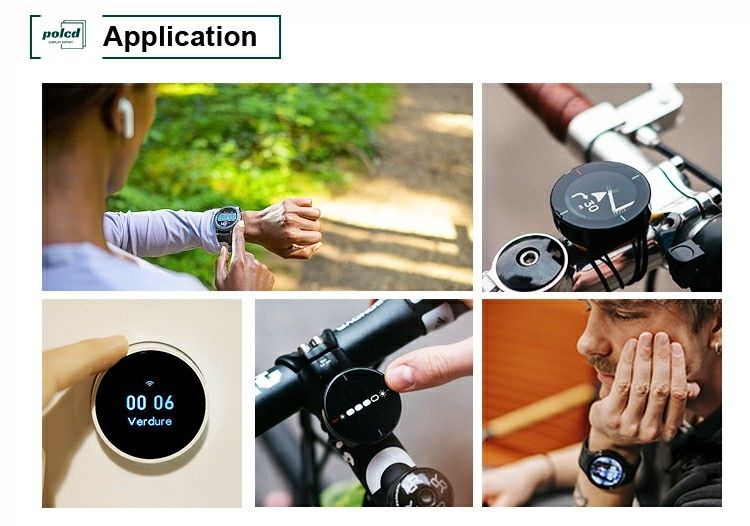 Polcd 2.1 polegadas 480x480 IPS redondo TFT Color Display LCD Module com MIPI Interface para LCM e Painel