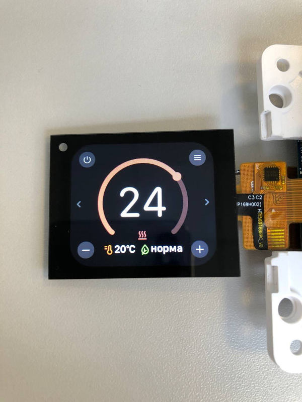 Polcd Tela sensível ao toque multicapacitiva TFT de 1,69 polegadas 4 linhas SPI 240x280 IPS Lcd