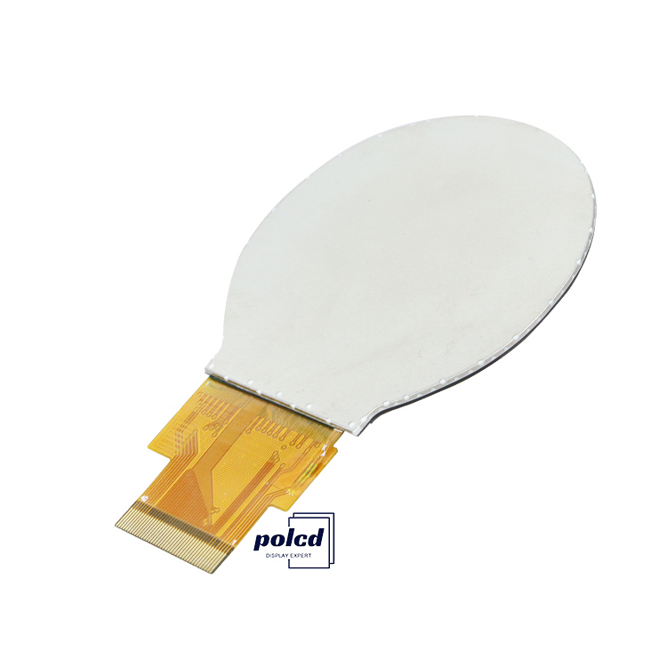 Módulo LCD LCM com tela TFT colorida IPS circular de 2,1 polegadas 480x480 Polcd