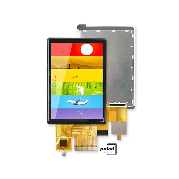 Polcd Interface RGB personalizada de 2,8 polegadas Painel de exibição TFT de cores pequenas Modulo LCD de tela sensível ao toque