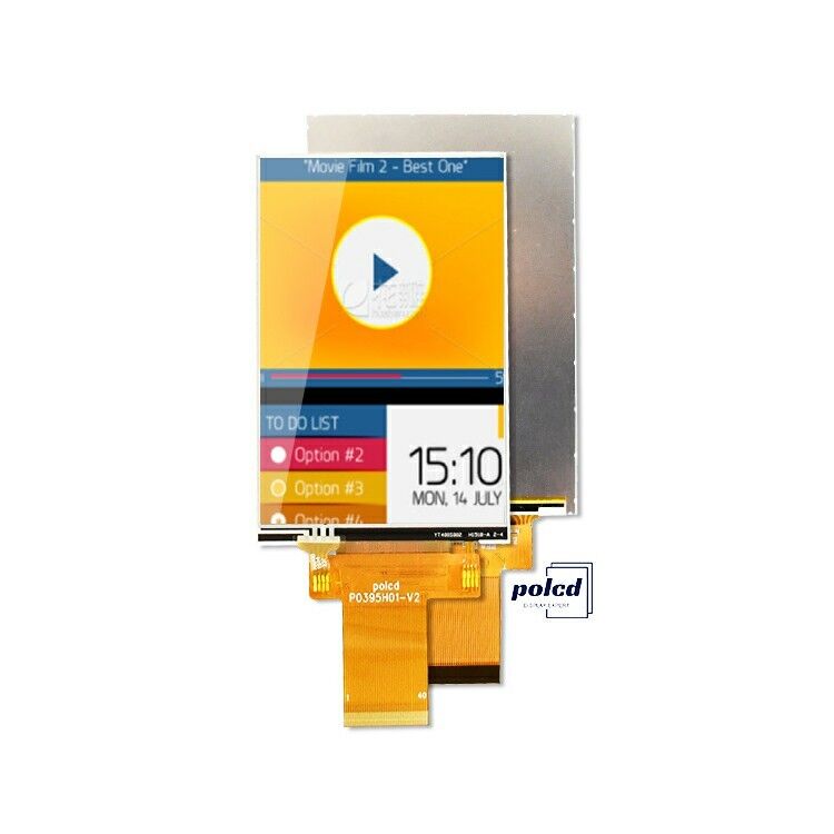 Polcd Custom 3.95 polegadas 320x480 Ips Tft Lcd interface RGB Módulo de Display de Cristal Líquido com Toque