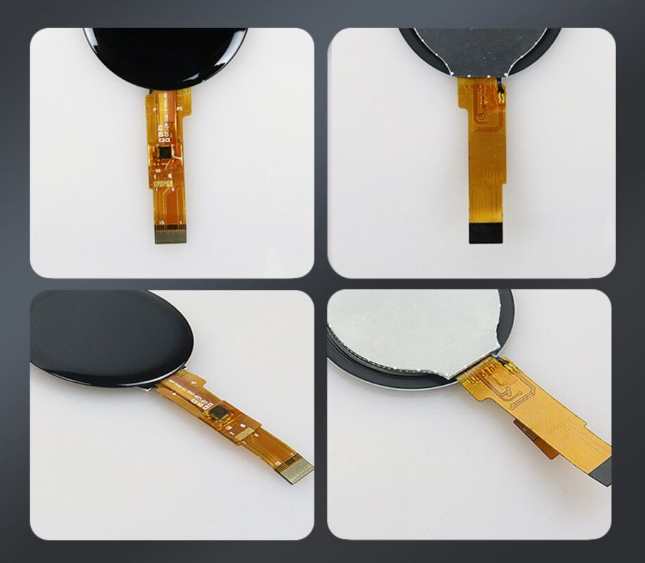 Polcd Pequeno e redondo 1,28 polegada tela LCD 240*240 1,3 polegada Spi Interface IPS Circular Tft LCD Module Panel