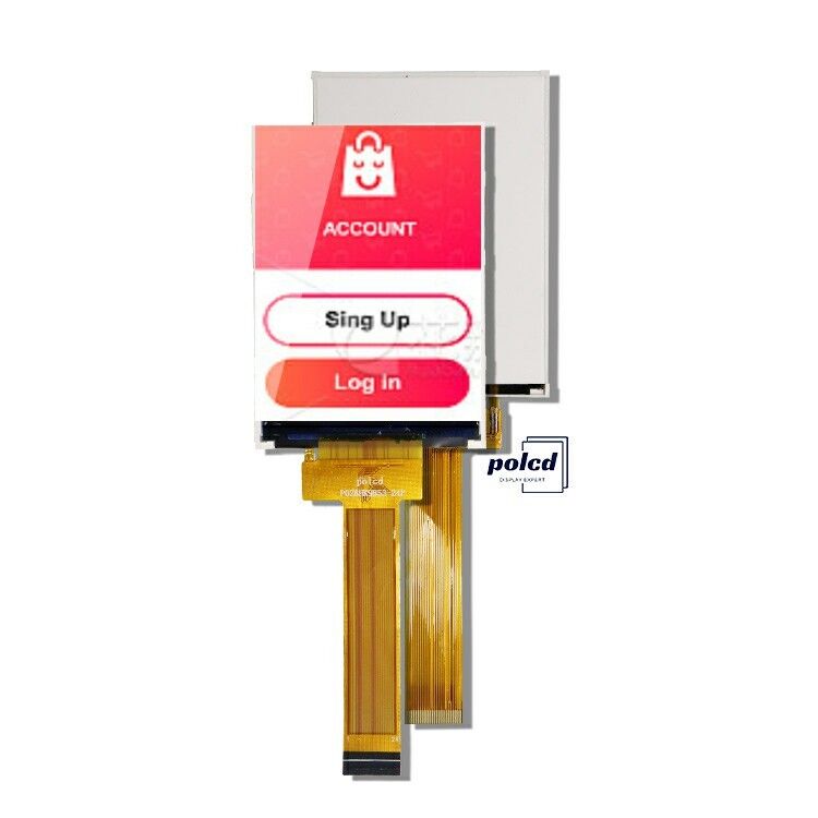 Polcd 2,8 polegadas TFT Display 240x320 IPS tela de alto contraste 1200: 1 TFT painel módulo LCD