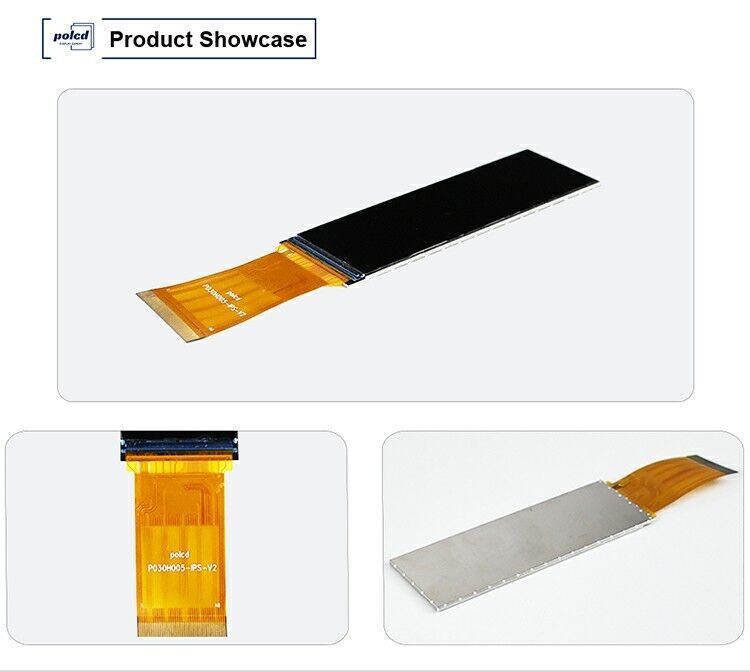 Polcd 3 polegadas Modulo de tela colorida 268*800 ST7701S ic Alto brilho IPS 3