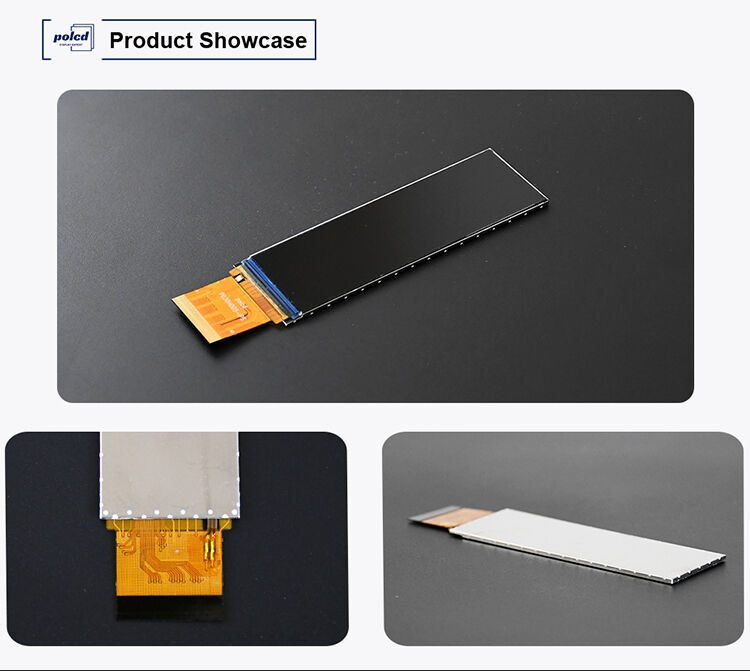 Polcd 3 polegadas 268x800 IPS tela 40 pin interface RGB565 700 nit ST7701S 3
