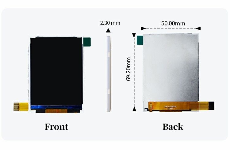 Polcd 2,8 polegadas LCD Modulo 240x320 ST7789V SPI Interface 14 pin 2,8 TFT Display Ecrã LCD
