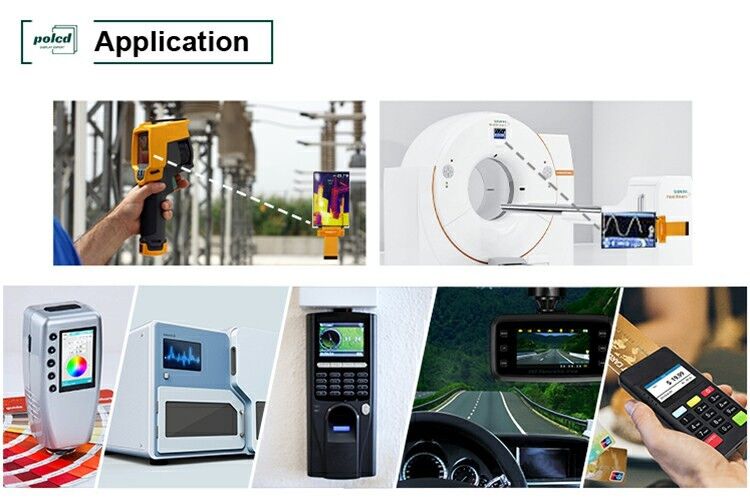 Polcd 2.8'' 15 pinos 240x320 IPS All View Angel TFT LCD Painel de exibição com tela sensível ao toque