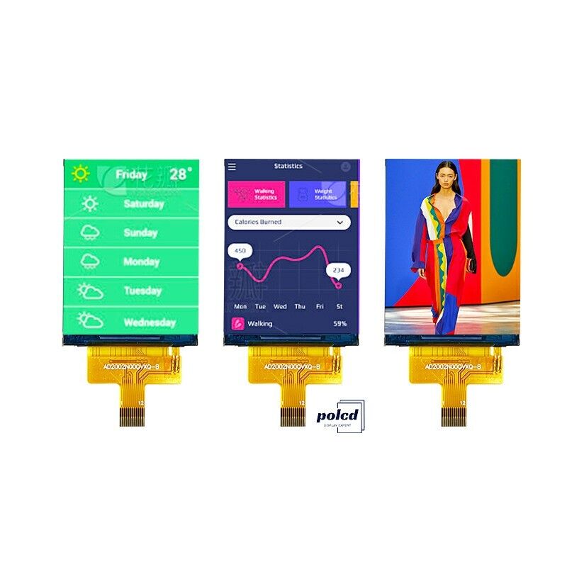 Polcd Factory 2 polegadas LCD Modulo 240x320 260cd/m2 Brilho ST7789V Display TFT