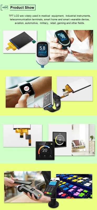 Polcd Factory 2 polegadas LCD Modulo 240x320 260cd/m2 Brilho ST7789V Display TFT