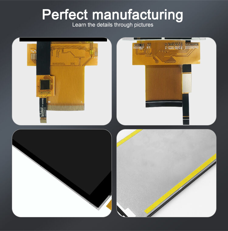 Polcd 3,97 polegadas 480 * 800 Resolução 50 pin Interface MCU de alto brilho Touch TFT LCD Display Module