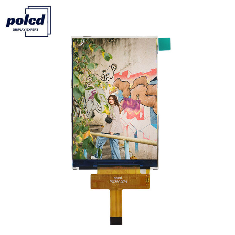 Módulo de Display LCD TFT de Alto Brilho Polcd de 3.5 Polegadas com Interface SPI e Resolução Colorida de 320x480 LCD
