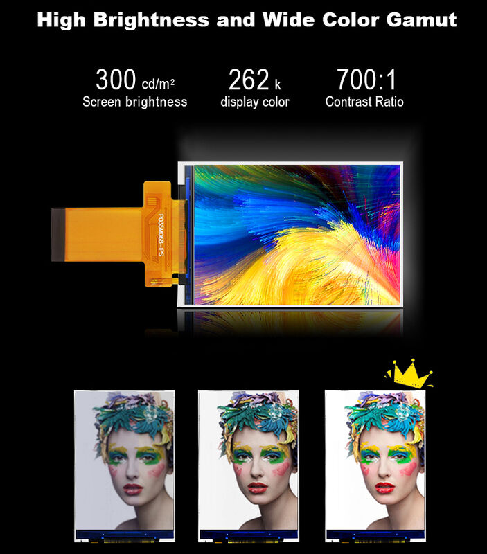 Polcd Colorido 3,5 polegadas 320x480 Color Capacitive Touch IPS Ângulo de visualização TFT-LCD Modulos de painel