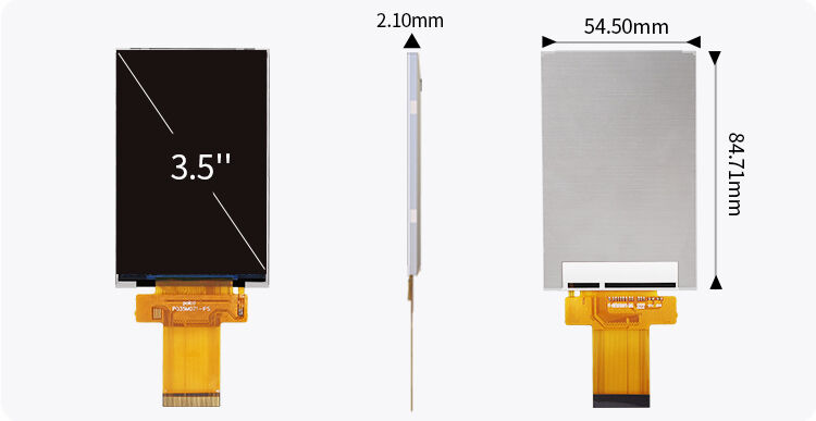 Polcd 3,5 polegadas 320*480 IPS Screen Tft LCD Display Module Panel para câmera