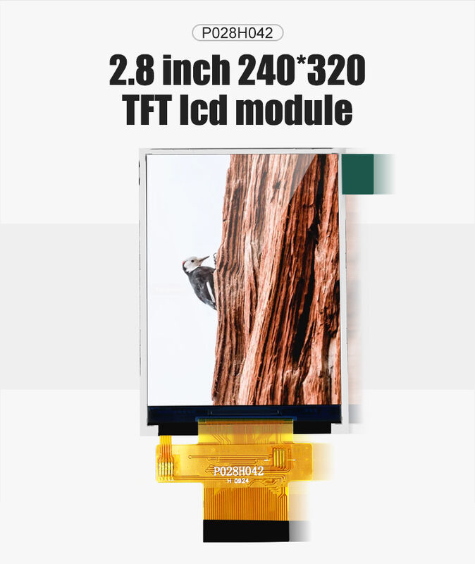 Painel de tela LCD de 2,8 polegadas Polcd 240 * 320 MCU SPI interface ILI9341V TFT LCD Módulo de exibição