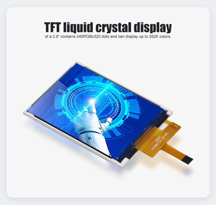 Polcd 2,8 polegadas IPS Tela LCM Módulo 240x320 SPI Interface ST7789V Display LCD TFT de alto brilho