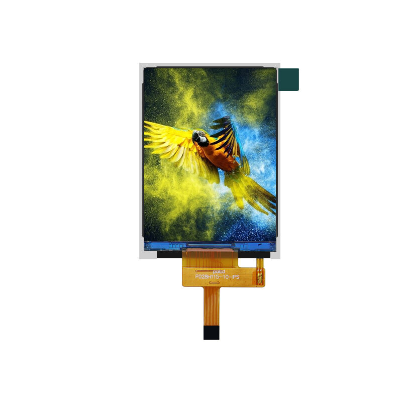 Polcd 2,8' TFT LCD personalizar painel de cores tela 240 * 320 Resolução 260 nit IPS LCD