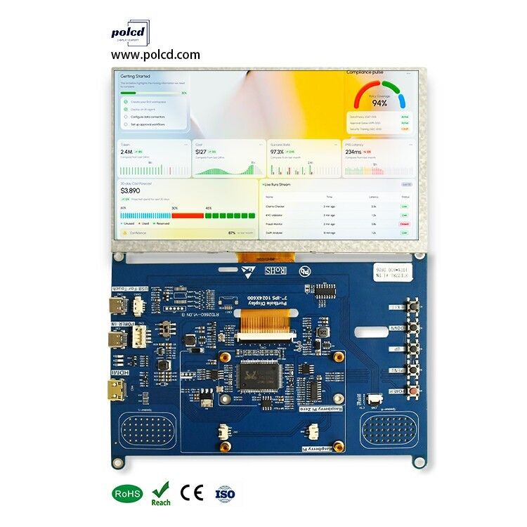 Polcd 7 Polegada placa de driver lcd mini HD-MI interface usb suporte alto-falante áudio 50pin interface rgb placa controlador tft
