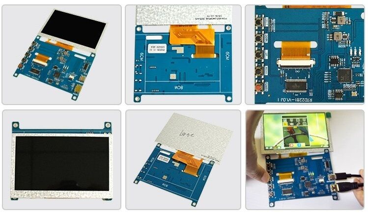 Polcd 4.3 5 polegadas Universal LCD Driver Board HD-MI USB Controller Board RTD2281 para TFT LCD Display Module
