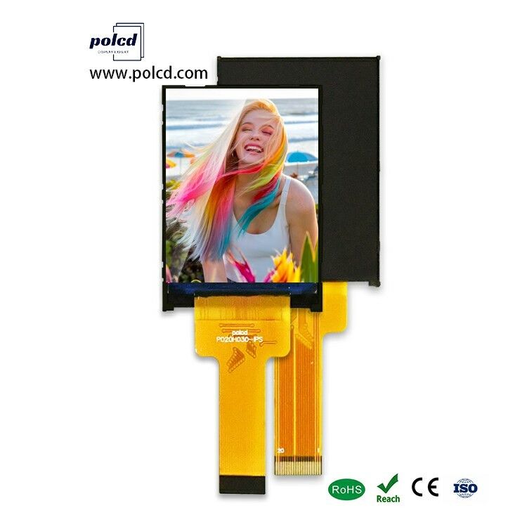 Display de cristal líquido Polcd 2.0 polegadas Mini Full Color ST7789 MCU IPS Full Angle View 240x320 TFT LCD Module