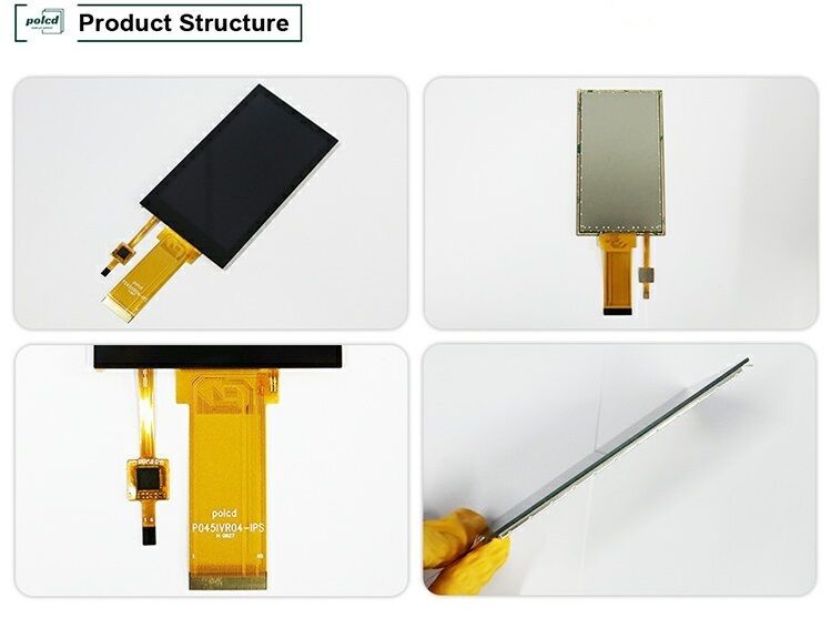4.5 Polegadas IPS LCD 480x854 Interface RGB ST7701S TFT LCD Display com Painel de Toque Capacitivo