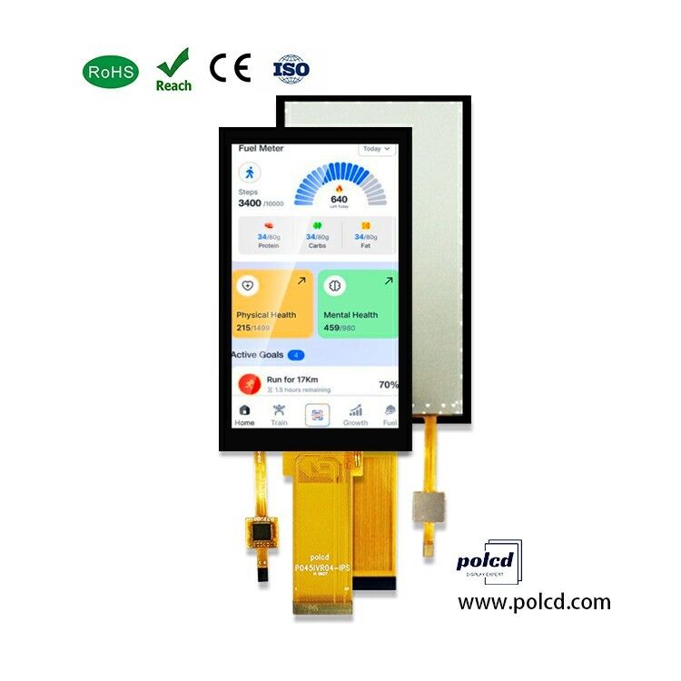 4.5 Polegadas IPS LCD 480x854 Interface RGB ST7701S TFT LCD Display com Painel de Toque Capacitivo