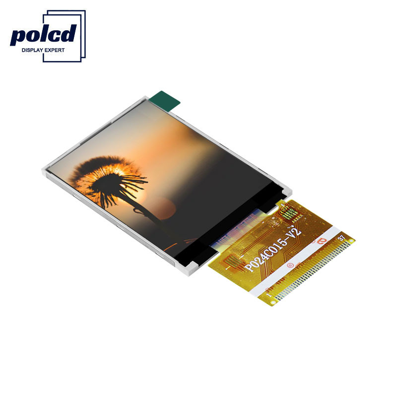Polcd 300 Nits Tela Tft 65K 2,4 polegadas Tft Lcd Ili9341V 16 bits
