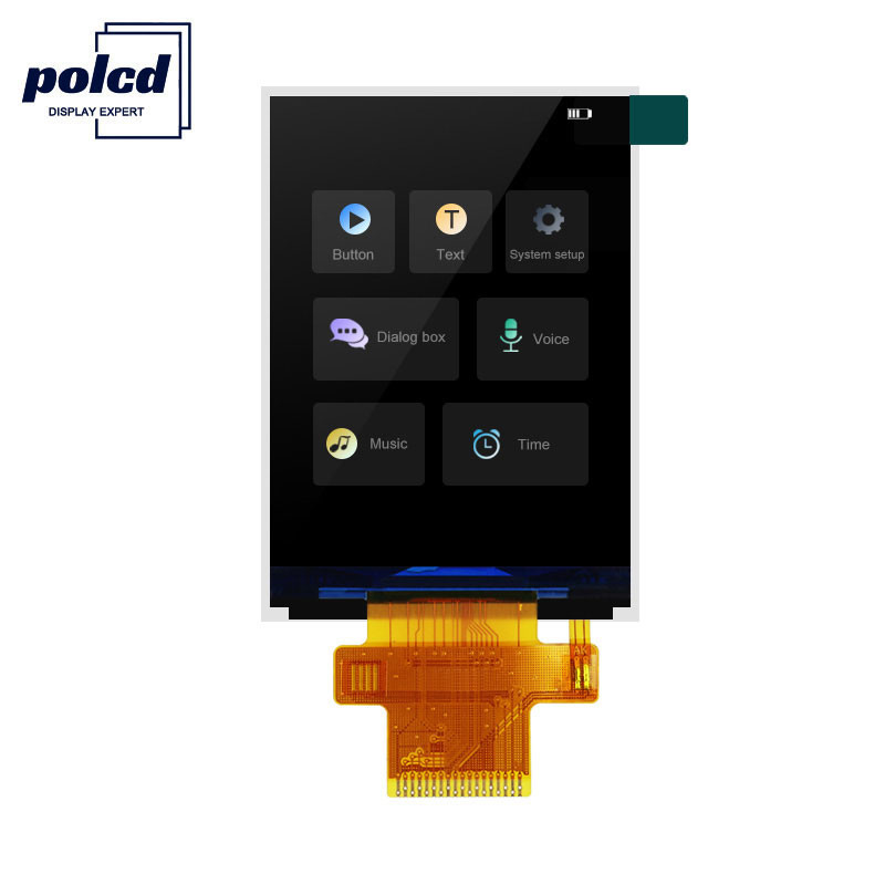 Visualização ótica de tela táctil da exposição ST7789V2 Tft do Pin 2,4 Spi Tft Lcd de Polcd 18