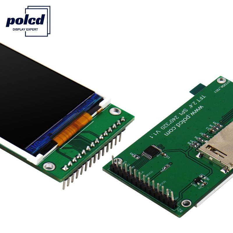 Polcd 240X320 2,4 polegadas LCD TFT Display ST7789V2 260 Nit TFT tela sensível ao toque