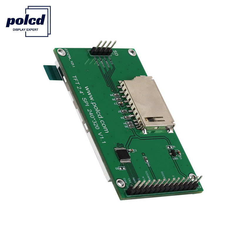 Polcd 240X320 2,4 polegadas LCD TFT Display ST7789V2 260 Nit TFT tela sensível ao toque