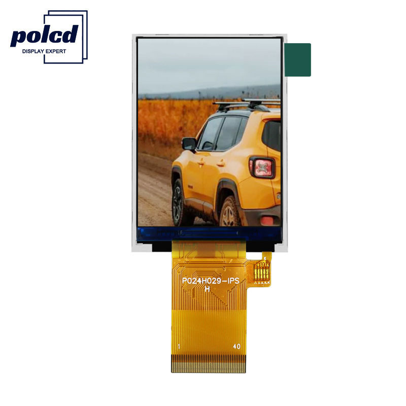 Polcd Display LCD IPS TFT de 2,4 polegadas 240 x 320 MCU Display LCD TFT de 16 bits