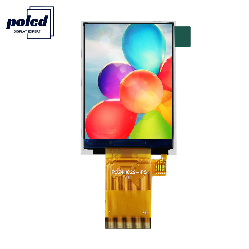 Polcd Display LCD IPS TFT de 2,4 polegadas 240 x 320 MCU Display LCD TFT de 16 bits
