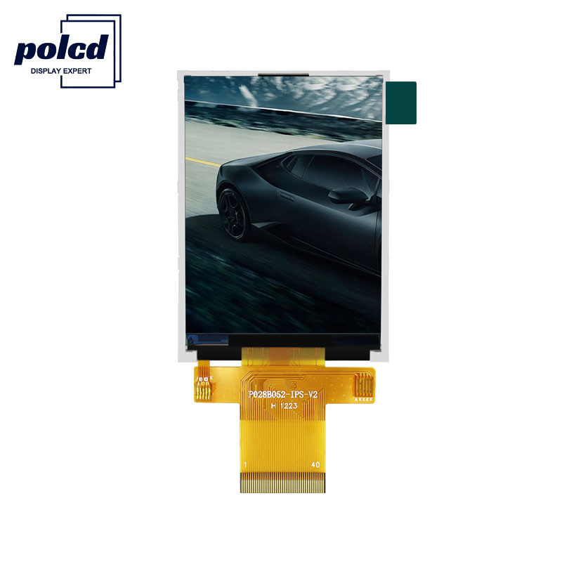 Polcd RoHS Tela Tft pequena 18 BIT 2,8 polegadas Tft Display 240 x 320 pixels