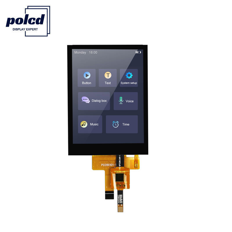 Polcd 12 0'CLOCK Ângulo de visão Painel de toque LCD 240X320 2,8 Tft Shield Raspberry Pi
