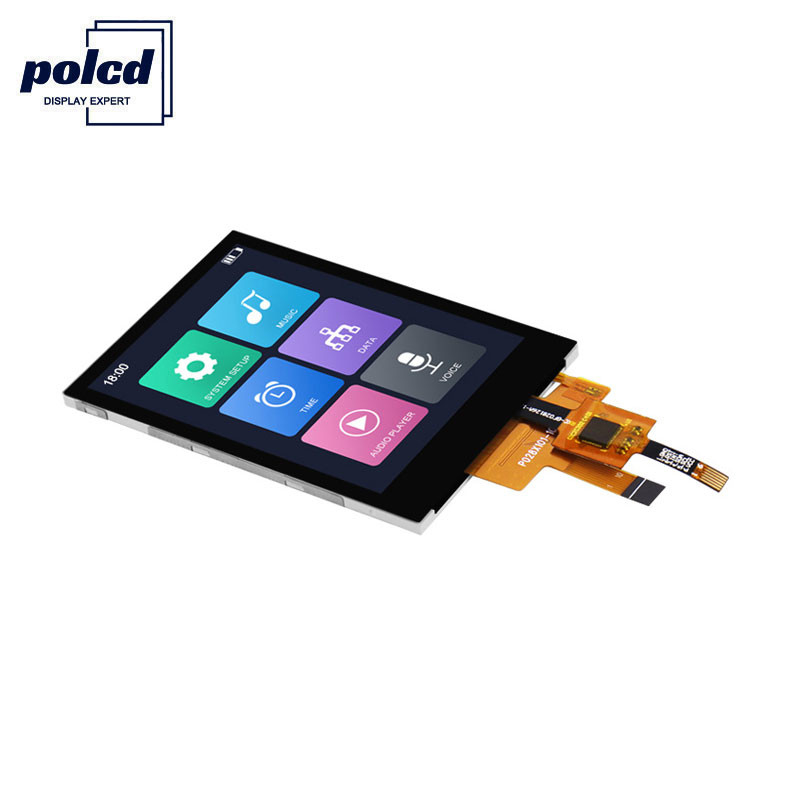 Tela sensível ao toque capacitiva Polcd 300 Nit TFT RoHS 2,8 polegadas TFT Touch Shield