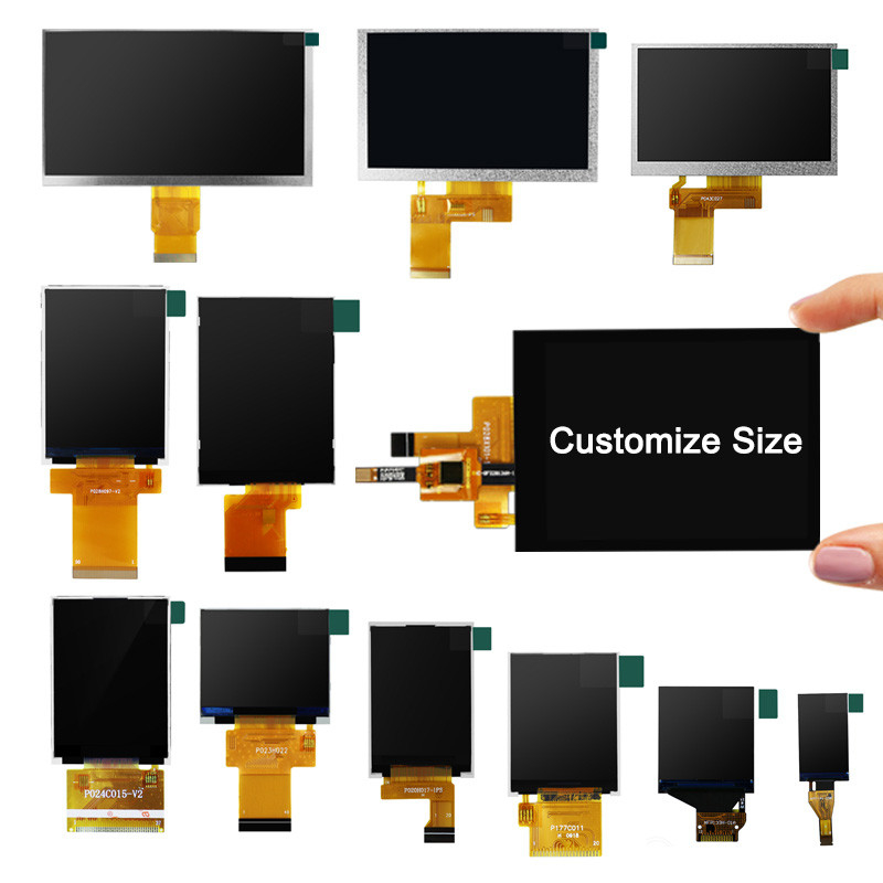 Tela sensível ao toque capacitiva Polcd 300 Nit TFT RoHS 2,8 polegadas TFT Touch Shield
