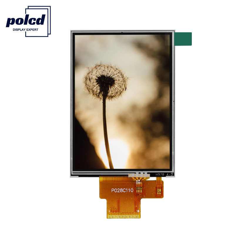 Polcd 4 fios SPI 2.8 módulo LCD RoHS 240X320 TFT tela sensível ao toque resistiva