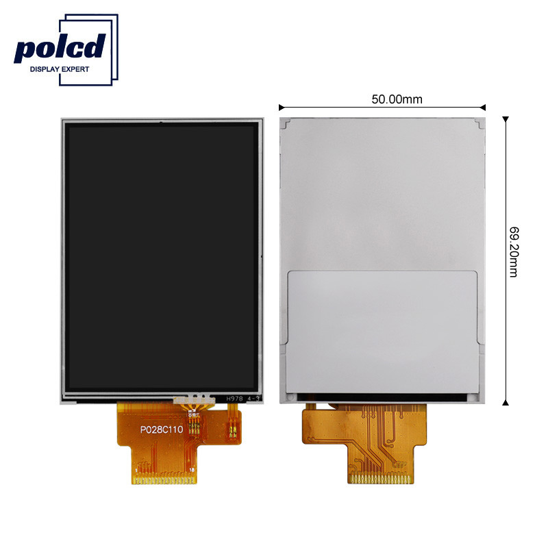 Polcd 4 fios SPI 2.8 módulo LCD RoHS 240X320 TFT tela sensível ao toque resistiva