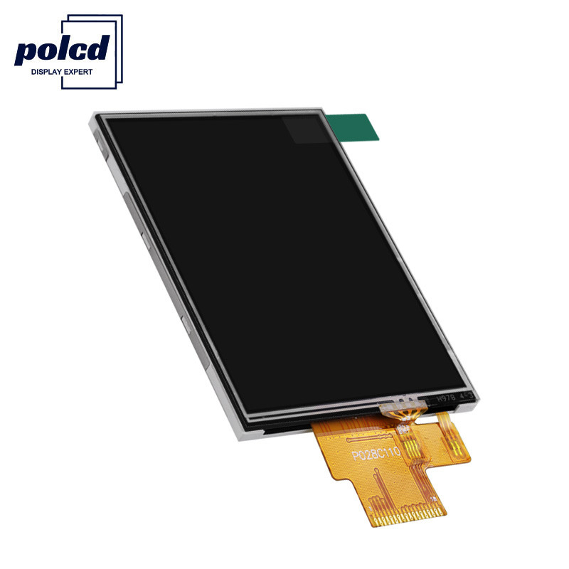Polcd 4 fios SPI 2.8 módulo LCD RoHS 240X320 TFT tela sensível ao toque resistiva