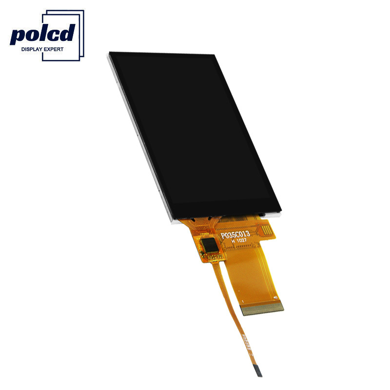 Polcd 450 Brightness Tft capacitivo 8080 MCU 3,5 polegadas Tft Lcd tela sensível ao toque