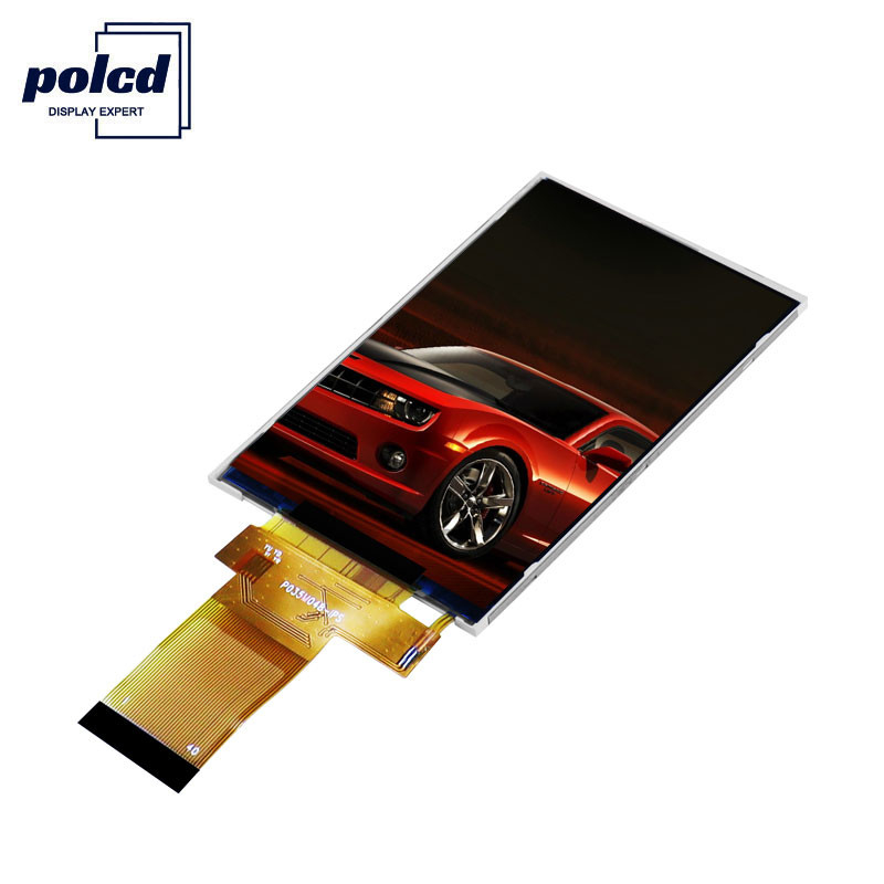 Polcd 350 Nit 800X480 5 polegadas Ips Display 18 BIT RGB Ips Tft Display 153 * 153 Um