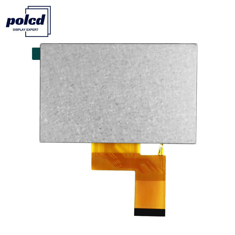 Polcd 24 bits RGB Lcd 4,3 polegadas 800 x 480 TFT LCD Display 53,86 mm industrial