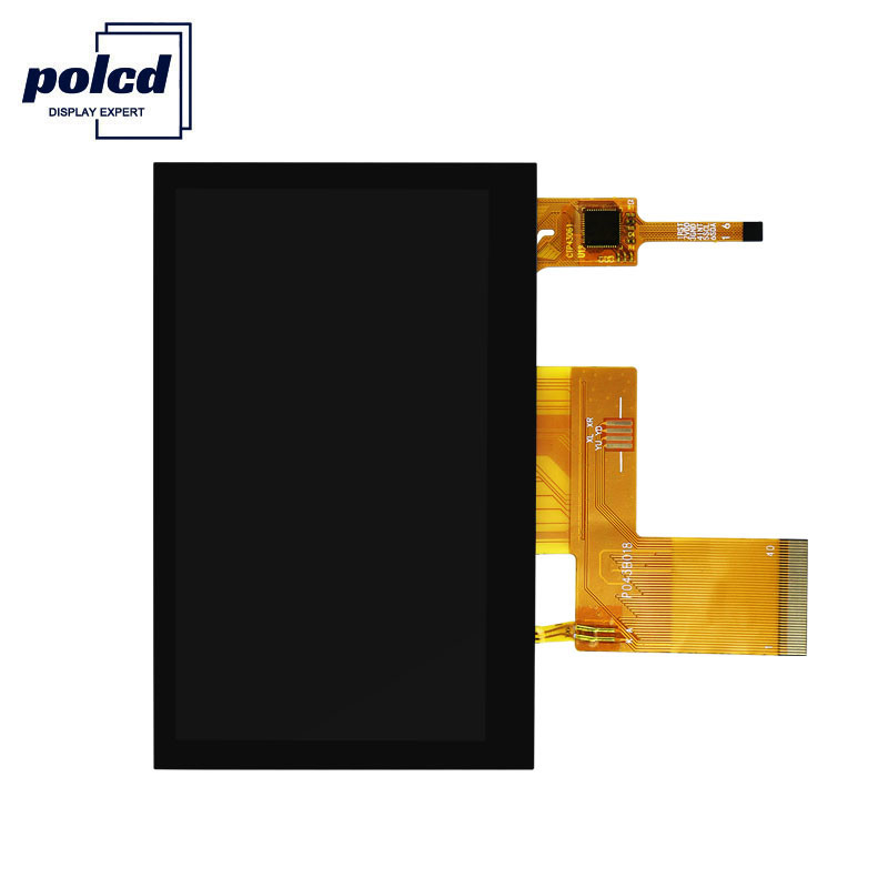 Polcd Pixel 800 x 480 Tft LCD capacitivo sensível ao toque RGB 24 bits 4,3 Tft