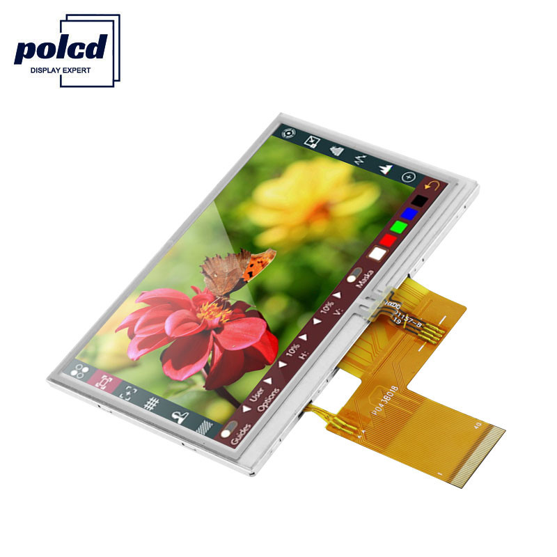 Polcd ST7262E43 Módulo LCD TFT de 4,3 polegadas 280 Display LCD de 40 pinos para ambientes internos