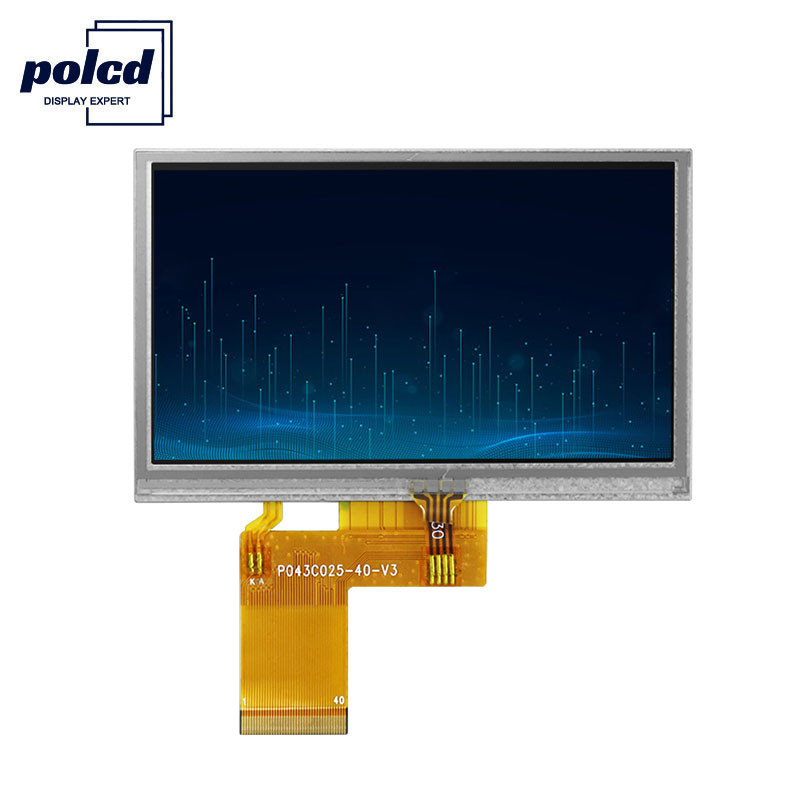 Polcd ST7262E43 Tela LCD de 4,3 polegadas 480X272 Tela sensível ao toque LCD 6 horas