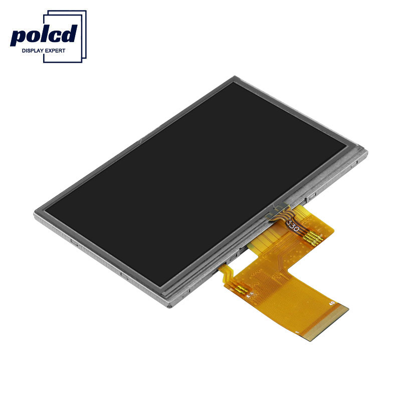 Polcd RGB 24 bits 4,3 polegadas Tft LCD Display 480 x 272 tela de toque industrial