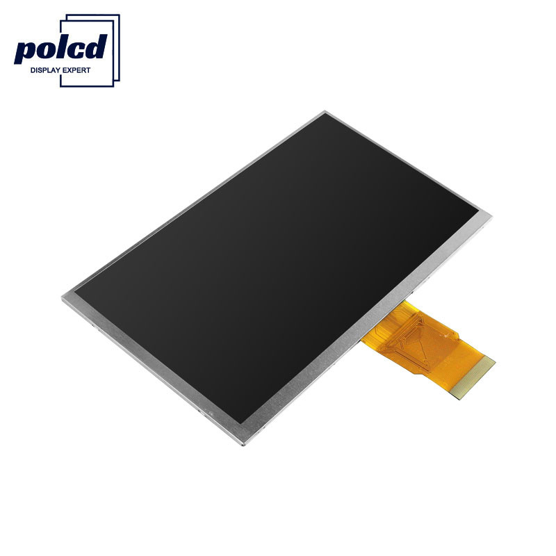 Polcd 300cd/M 7 polegadas 800x480 RGB 24 bits alto brilho display LCD industrial