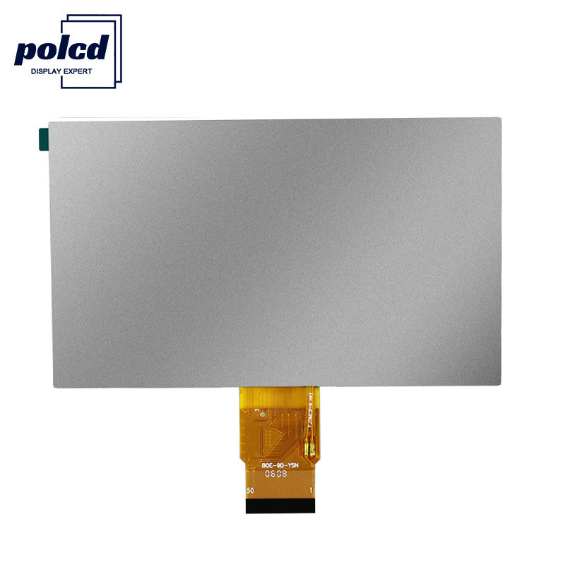 Polcd 300 Nit RoHS Display Tft de 7 polegadas 153,84 mm Display LCD TFT 6 horas