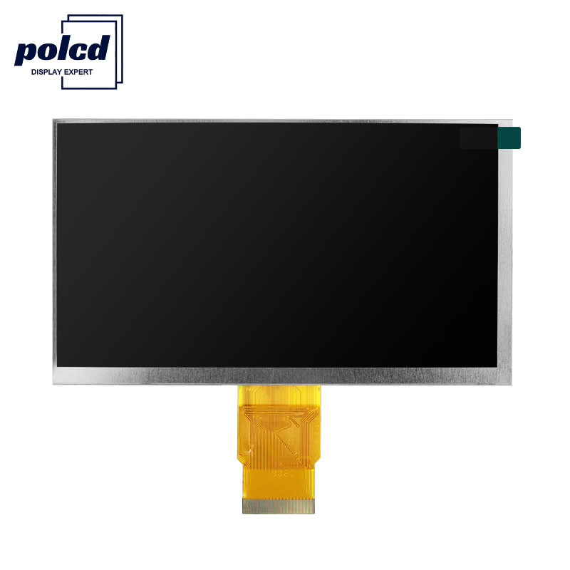 Polcd 300 Nit RoHS Display Tft de 7 polegadas 153,84 mm Display LCD TFT 6 horas