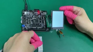 Polcd LCD com tela de toque de 2,8 polegadas