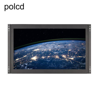 Porto industrial encaixado fixado na parede do IPS HDMI VGA do monitor do LCD da polegada do metal de Polcd 15,6
